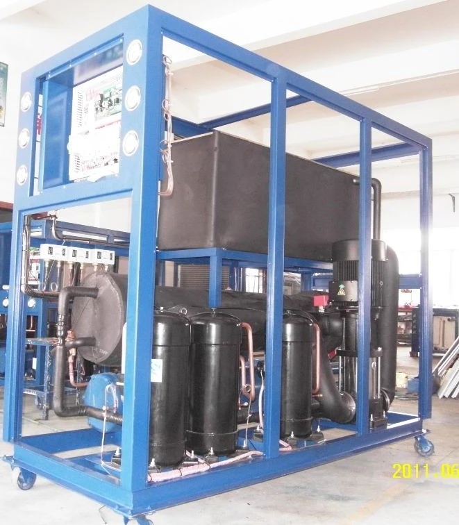 100 Kw 30 Hp Βιομηχανικός ψύκτης νερού ψύξης κύλισης με νερό